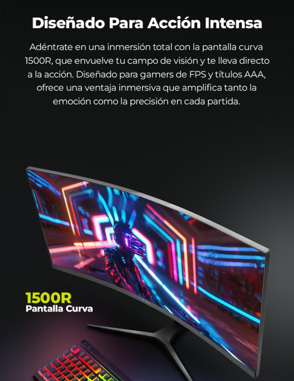 Monitor gamer standard WQHD 34 pulgadas PROACT YMC-FV234 CURVO 14