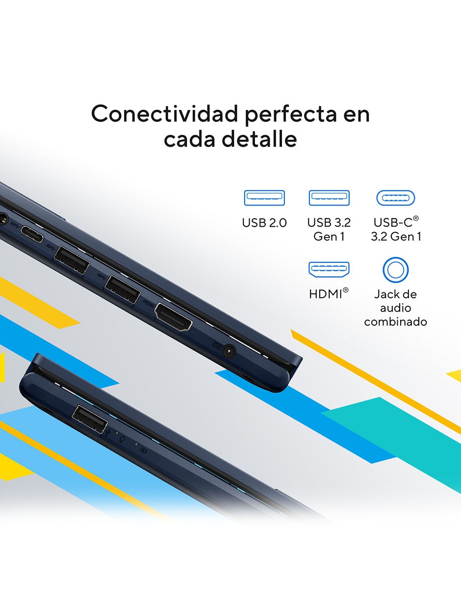 Laptop thin & light Vivobook 15 15.6 pulgadas Full HD Intel Core i5 Intel Iris XE 16 GB RAM 512 GB SSD 7