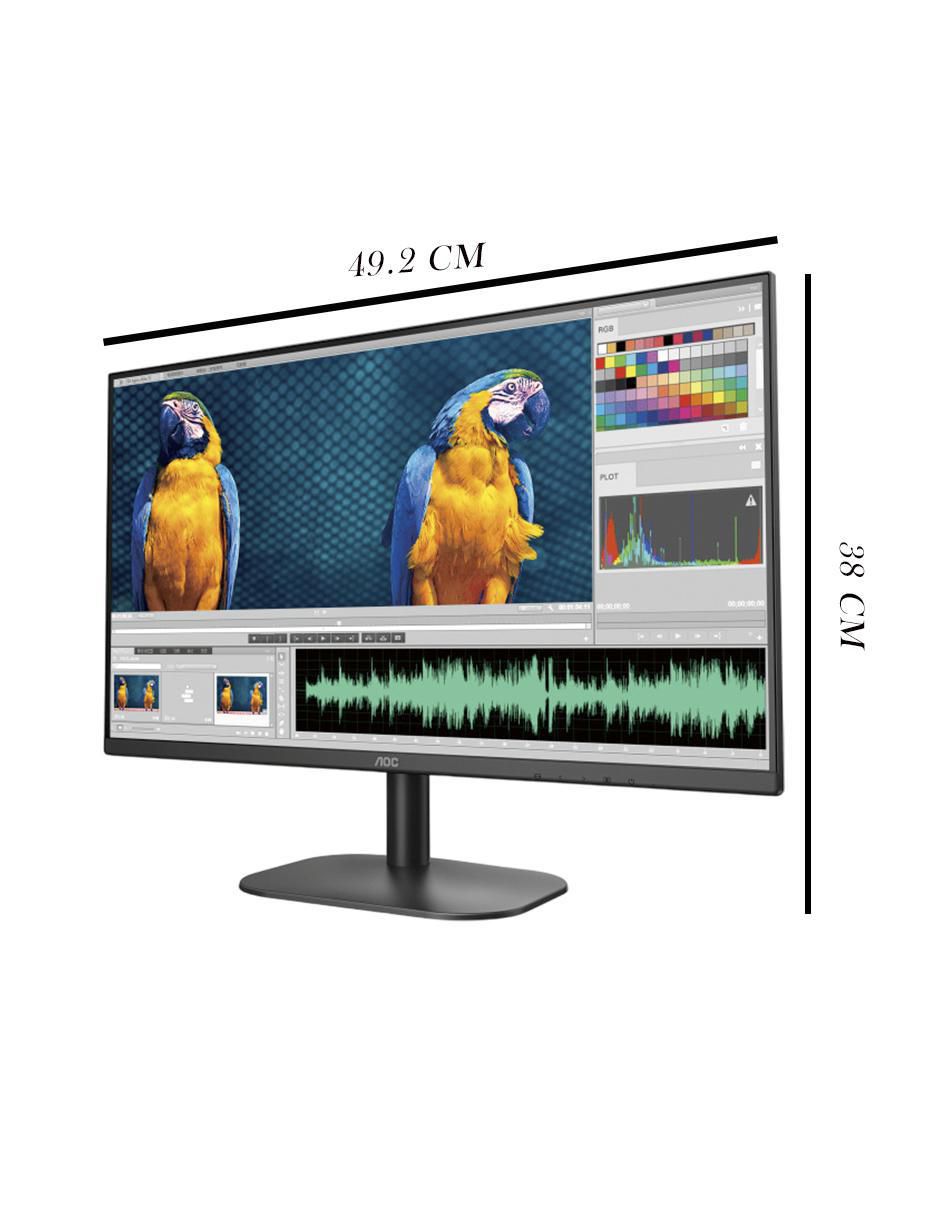 Monitor standard full HD 21.4 pulgadas 22B2HM2 21.5 VA 100HZ 5