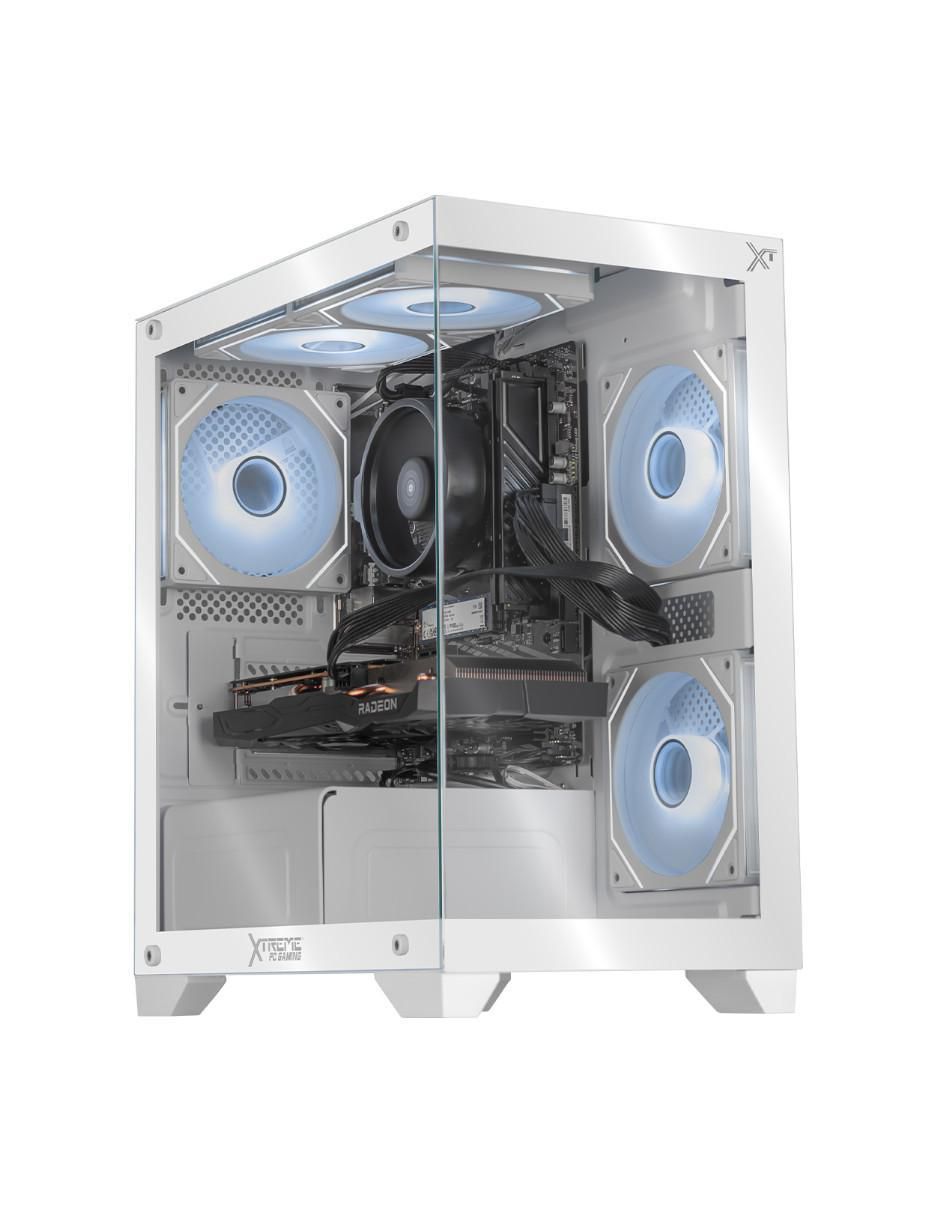 Computadora gamer XTBRR532GB6600TPW AMD Ryzen 5 AMD Radeon RX 6600 16 GB RAM 500 GB SSD 1