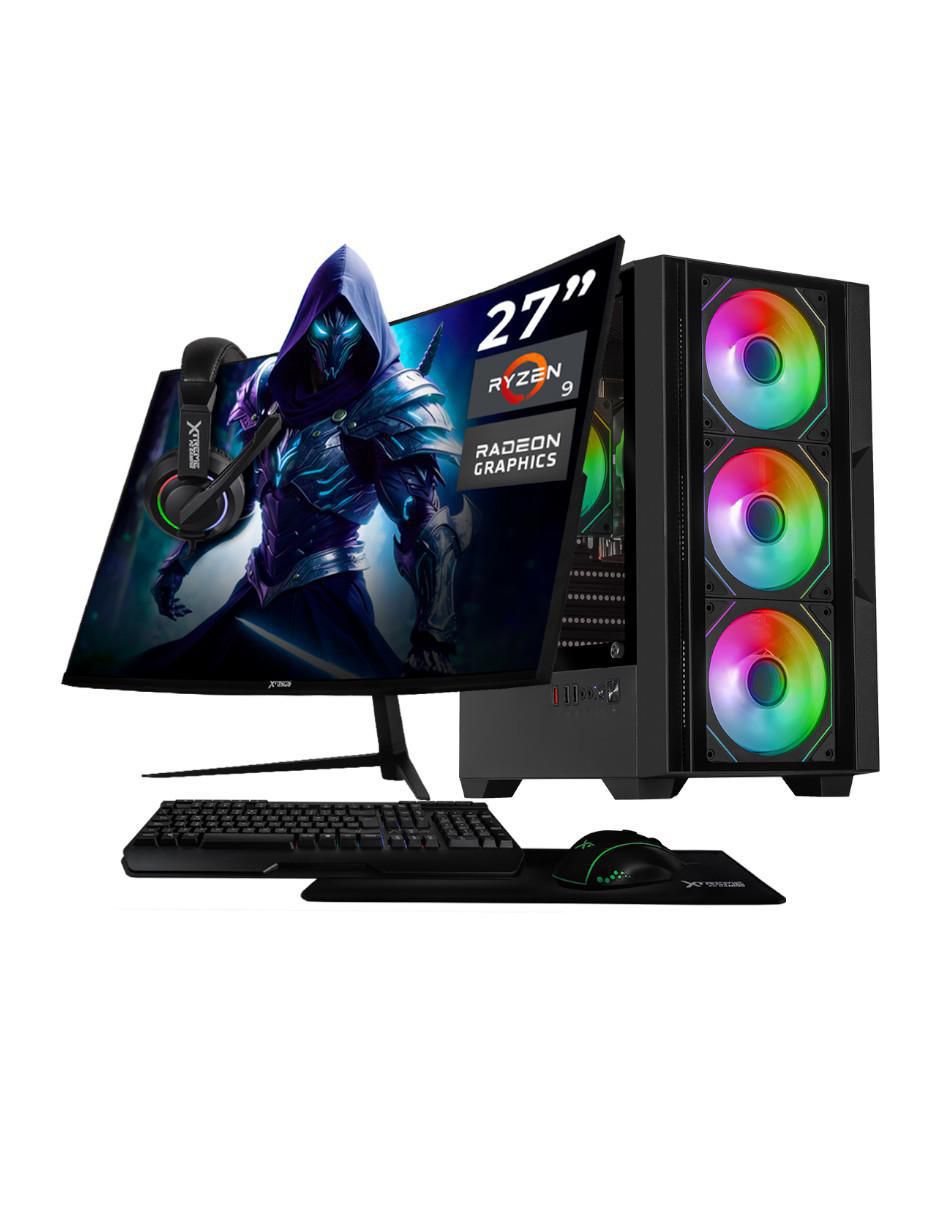 Computadora gamer XTPCR932GB5780MMDB27 pulgadas Full HD AMD Ryzen 9 AMD Radeon Graphics 32 GB RAM 1 TB SSD