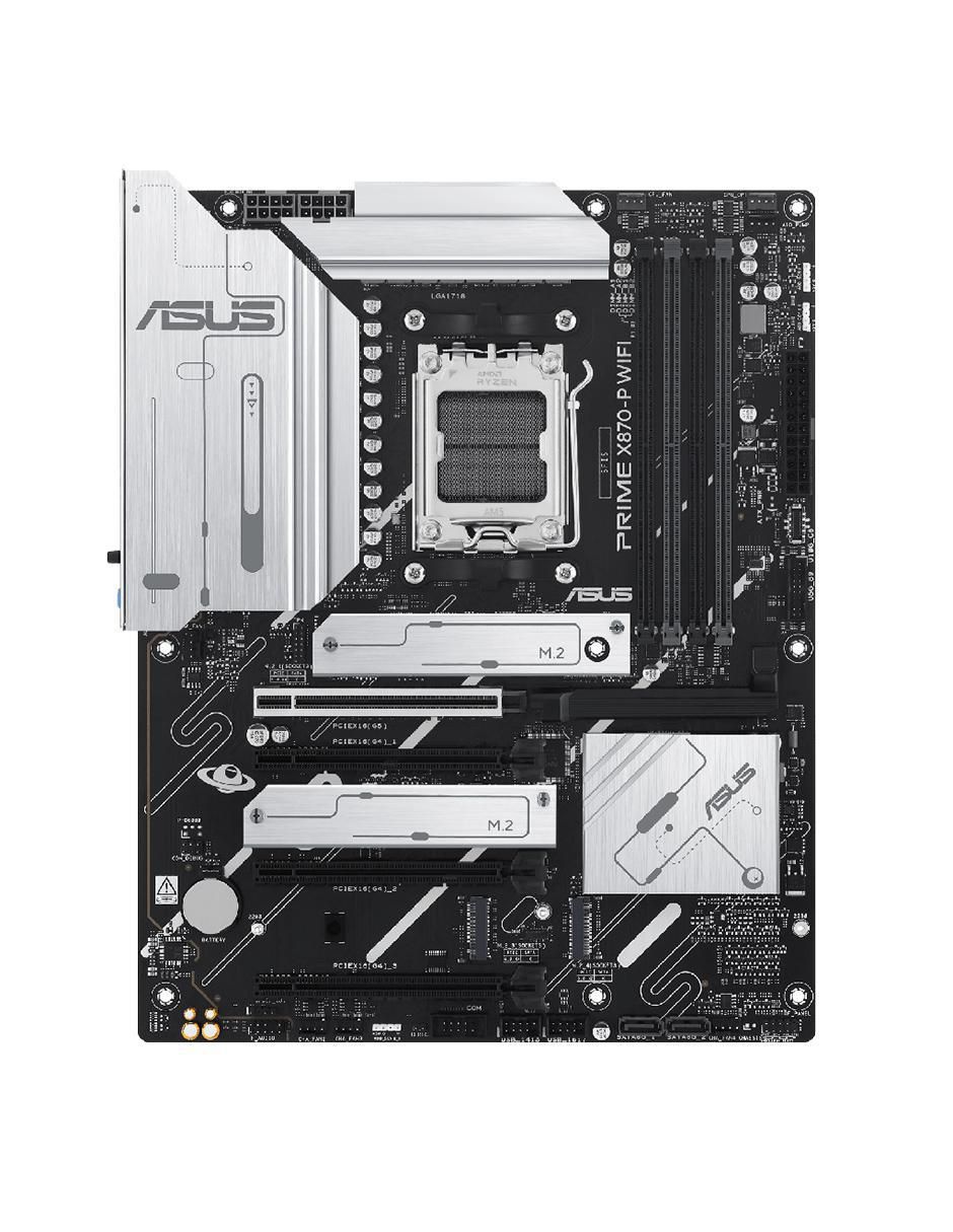 Tarjeta madre Prime X870-P WiFi AM5 compatible con procesador AMD