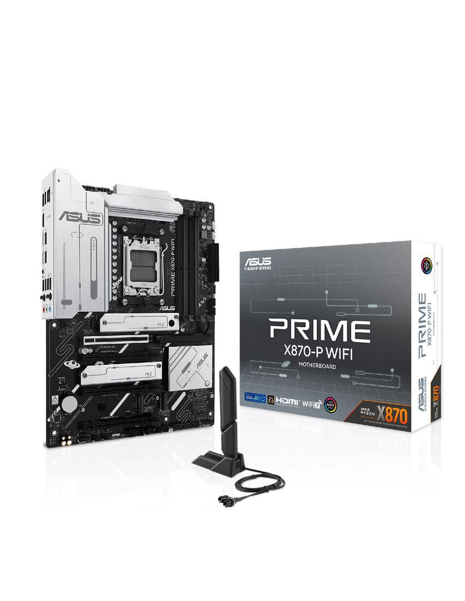 Tarjeta madre Prime X870-P WiFi AM5 compatible con procesador AMD 5