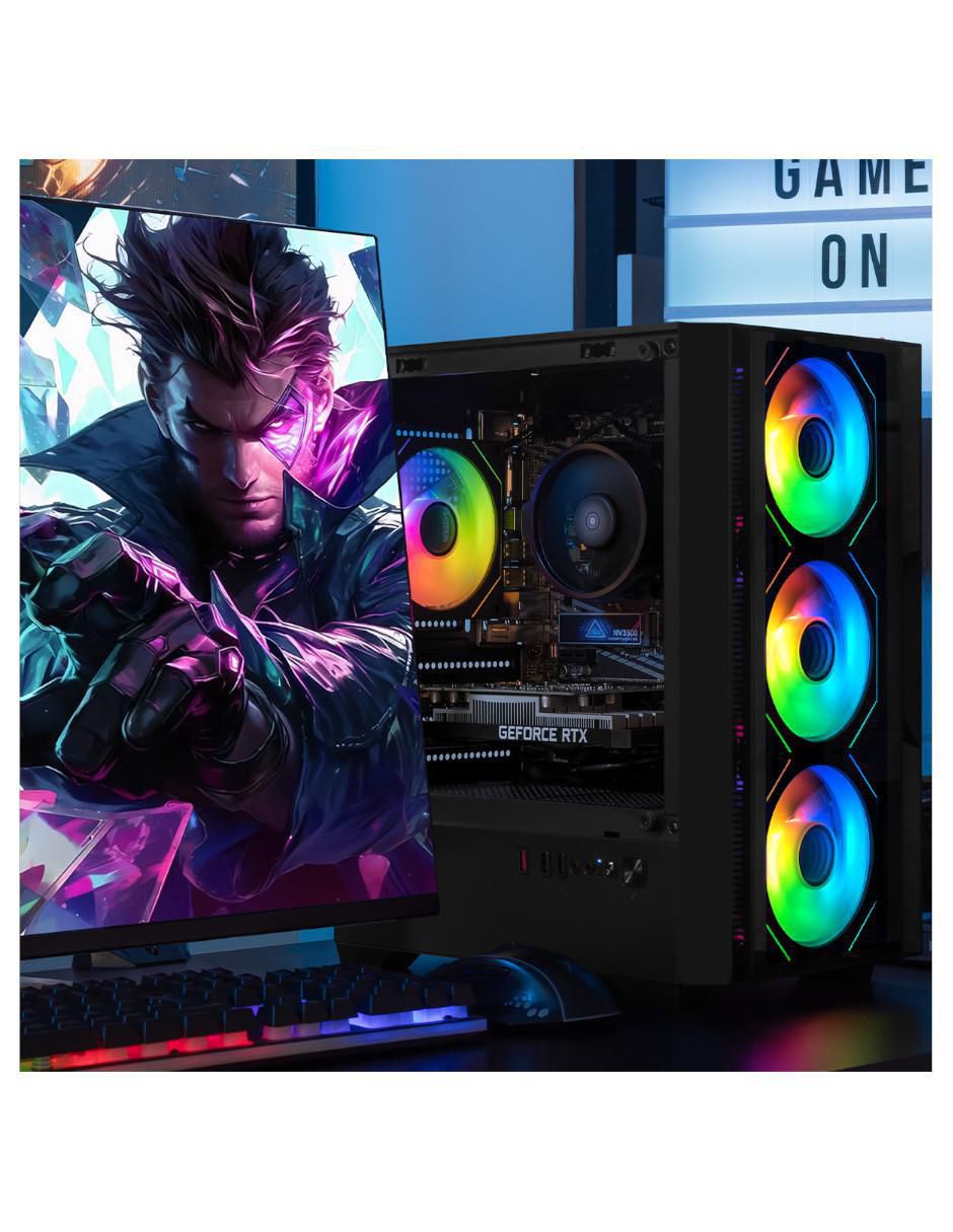 Computadora gamer XTPCR516GB3050MDB 23.8 pulgadas Full HD AMD Ryzen 5 NVIDIA GeForce RTX 3050 16 GB RAM 1 TB SSD 4