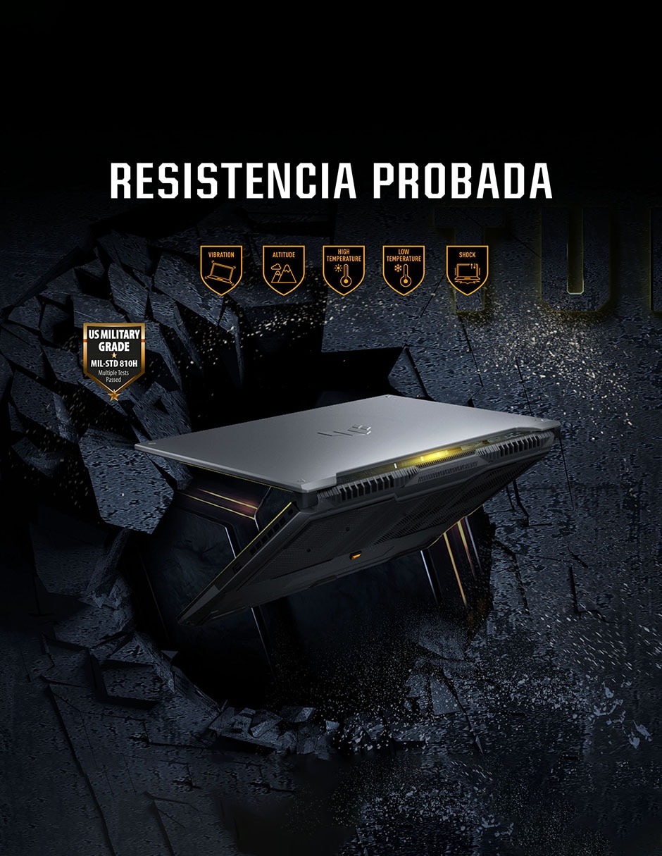 Laptop gamer Tuf Gaming F16 16 pulgadas FULL HD+ Intel Core 5 210H Nvidia Geforce RTX 3050 16 GB RAM 512 GB SSD 6