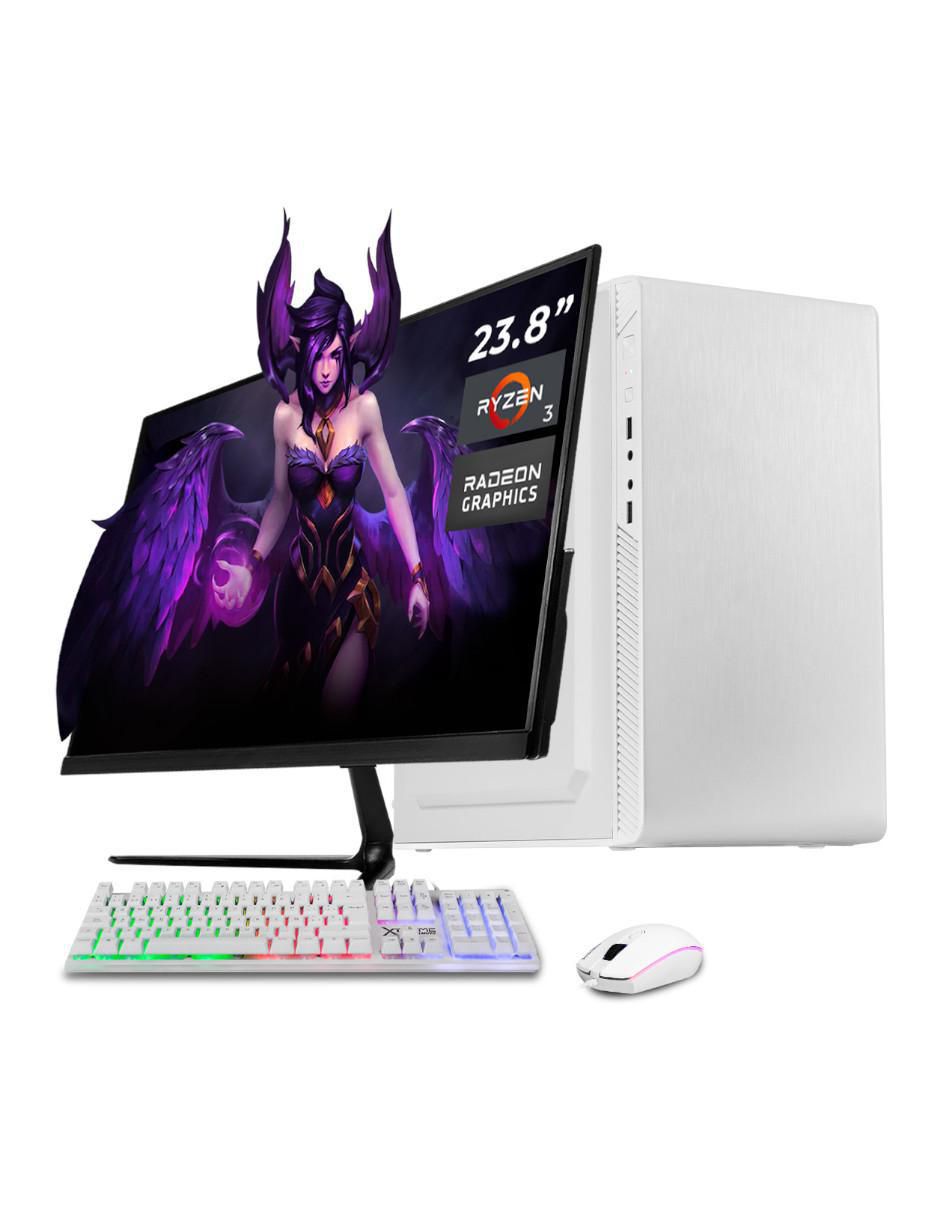 Computadora gamer XTACR316GBRENOIRMPW 23.8 pulgadas Full HD AMD Ryzen 3 AMD Radeon Graphics 16 GB RAM 500 GB SSD