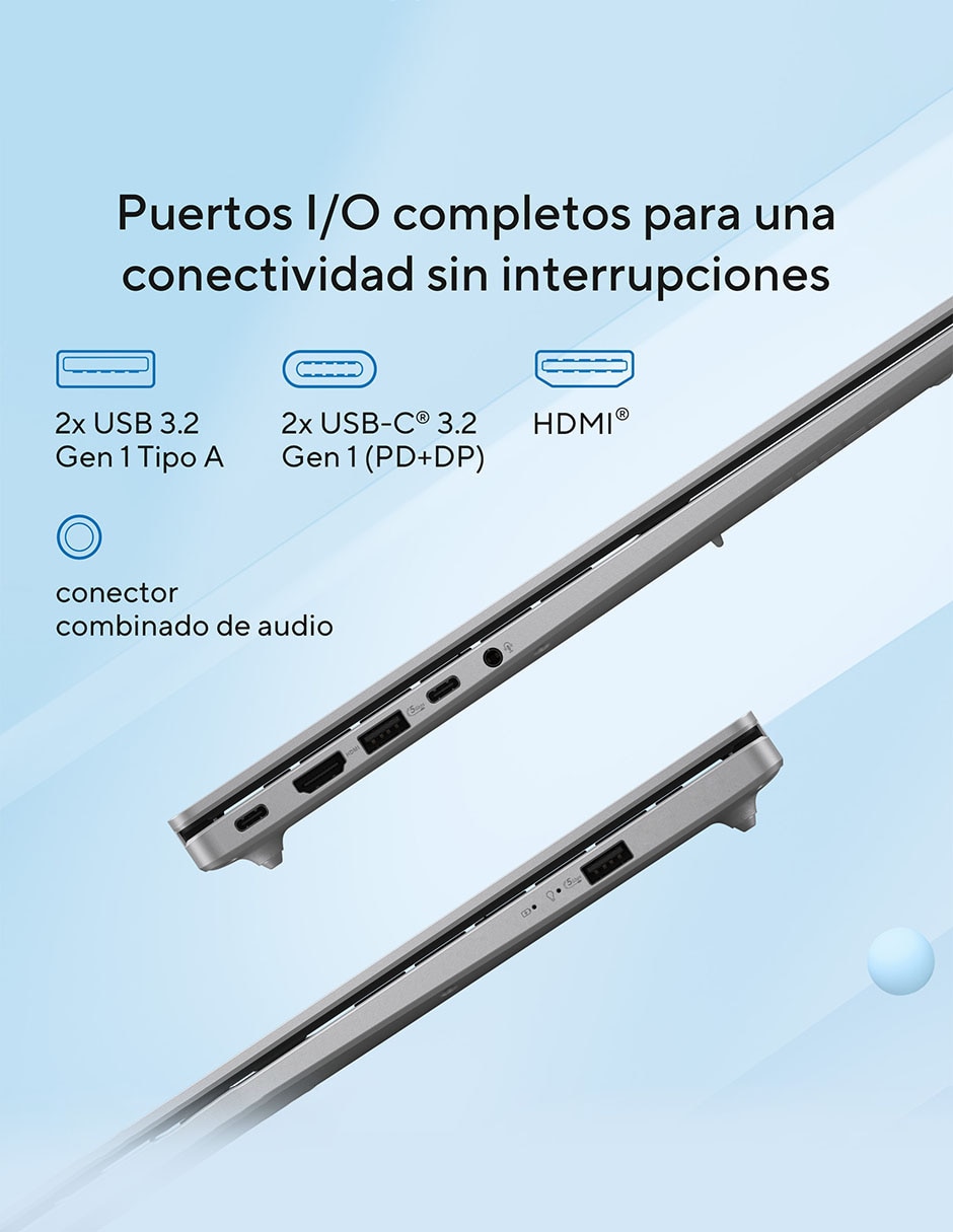 Laptop Vivobook 16 16 pulgadas WUXGA Intel Core Ultra 5 225 Integradas 16 GB RAM 512 GB SSD 4