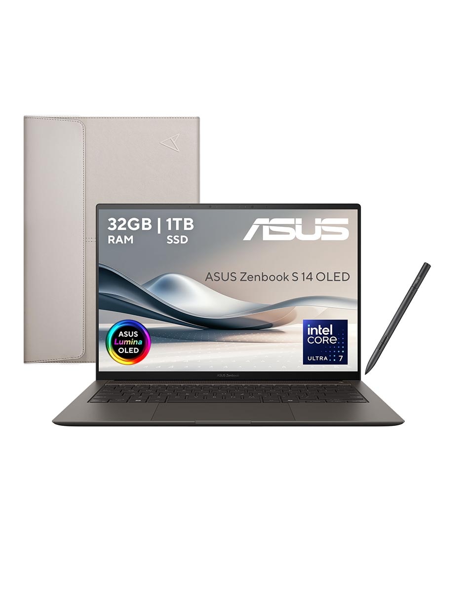 Laptop thin & light touch Zenbook S 14 14 pulgadas 3K Intel Core Ultra 7 258V Intel Arc 32 GB RAM 1 TB SSD