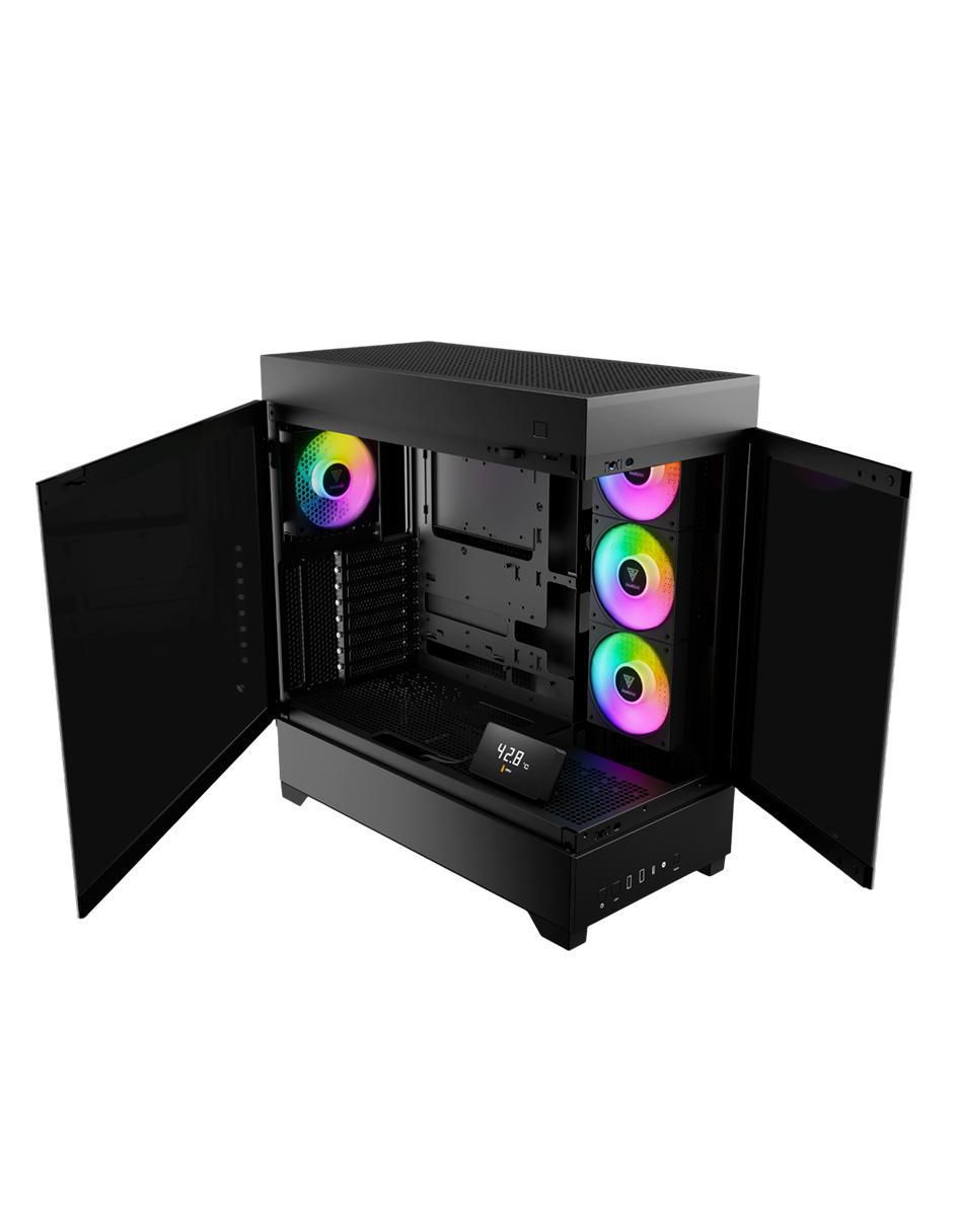 Gabinete de computadora Atlas P1 BK ATX ARGB 3