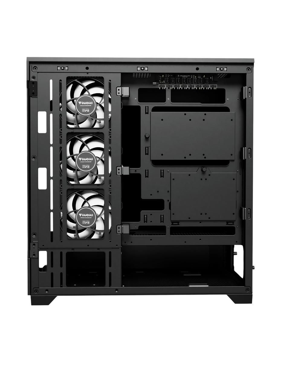 Gabinete de computadora Atlas P1 BK ATX ARGB 8