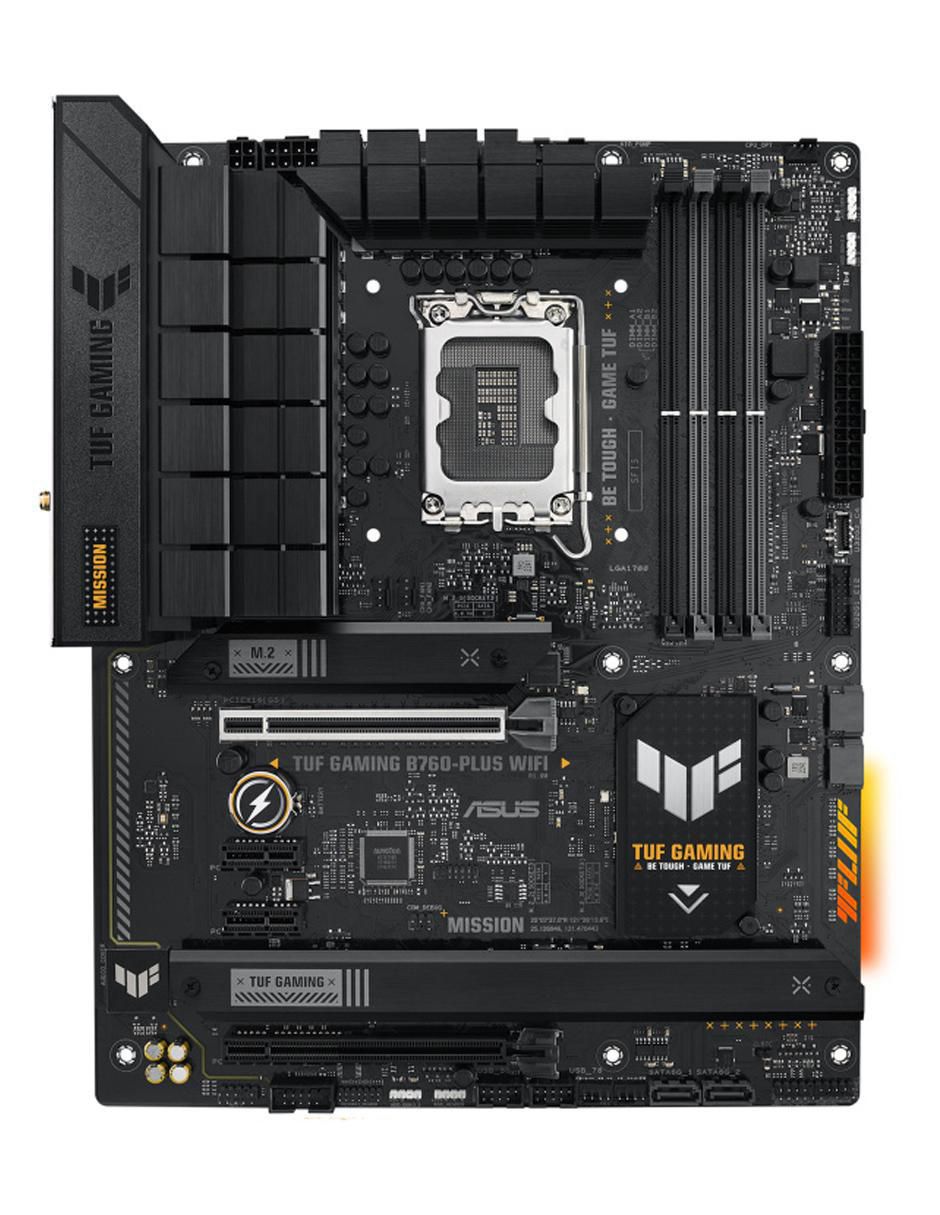 Tarjeta madre TUF Gaming B760-Plus con procesador Intel