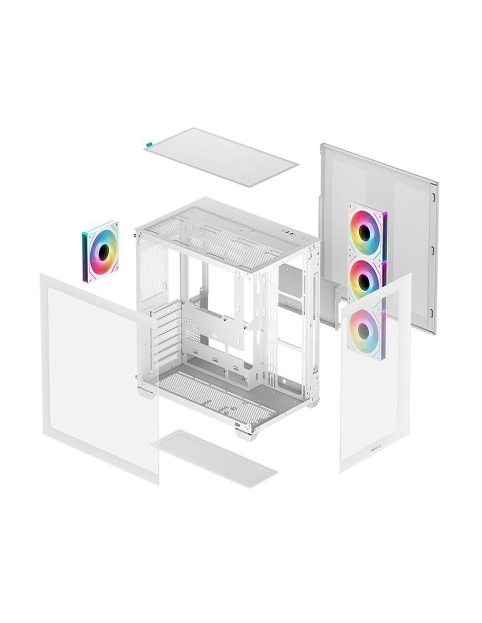 Gabinete CG530 4F WH ARGB 9