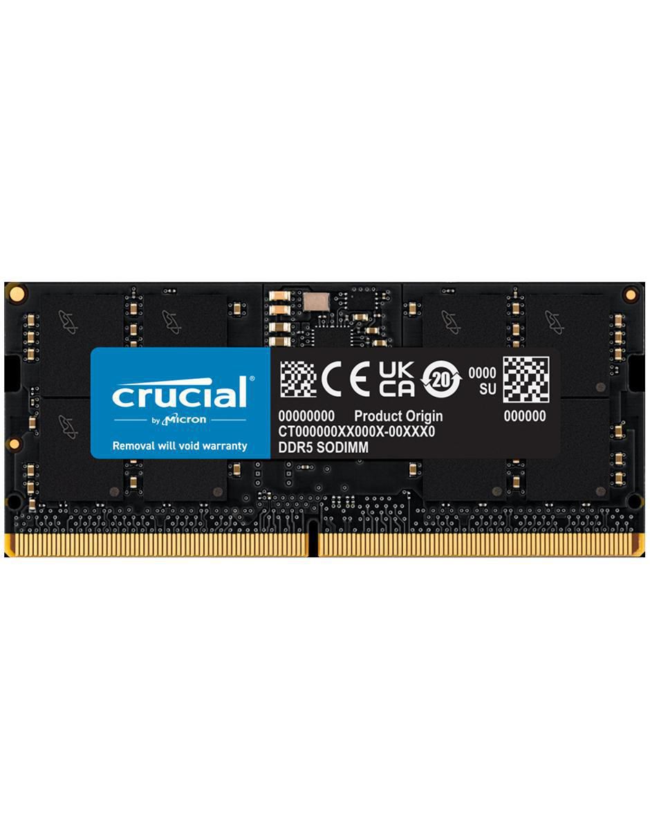 Memoria RAM SODIMM DDR5 16 GB CT16G56C46S5 Memoria RAM SODIMM DDR5 16 GB CT16G56C46S5