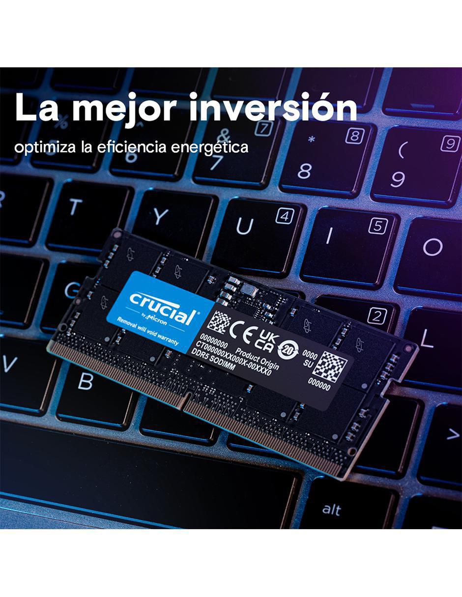Memoria RAM SODIMM DDR5 16 GB CT16G56C46S5 3