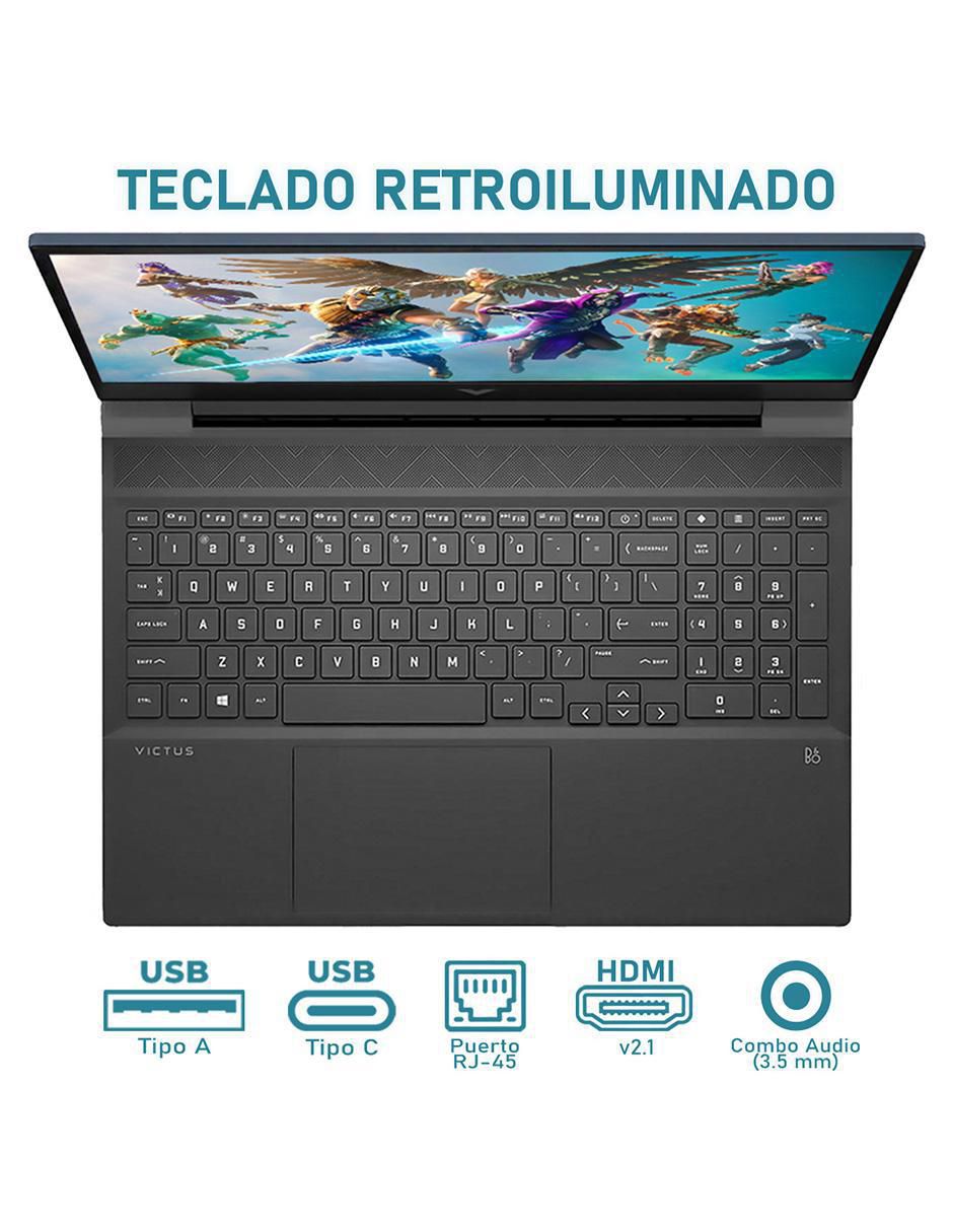 Laptop gamer Victus 15.6 pulgadas Full HD Intel Core i5 NVIDIA Geforce RTX 3050 24 GB RAM 512 GB SSD 4