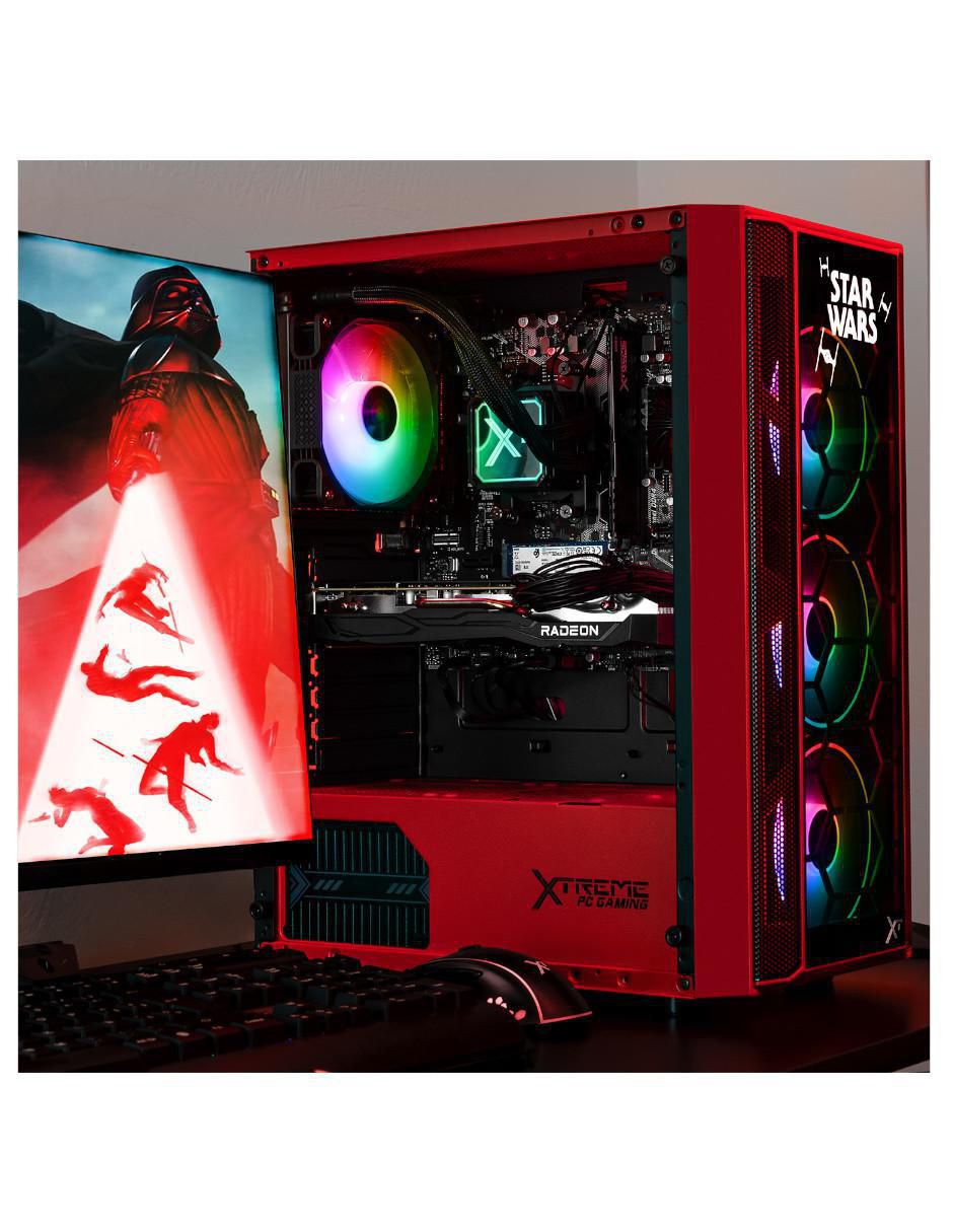 Computadora gamer XTPCR732GBRX7600DV Full HD AMD Ryzen 7 AMD Radeon RX 7600 32 GB RAM 1 TB SSD 6
