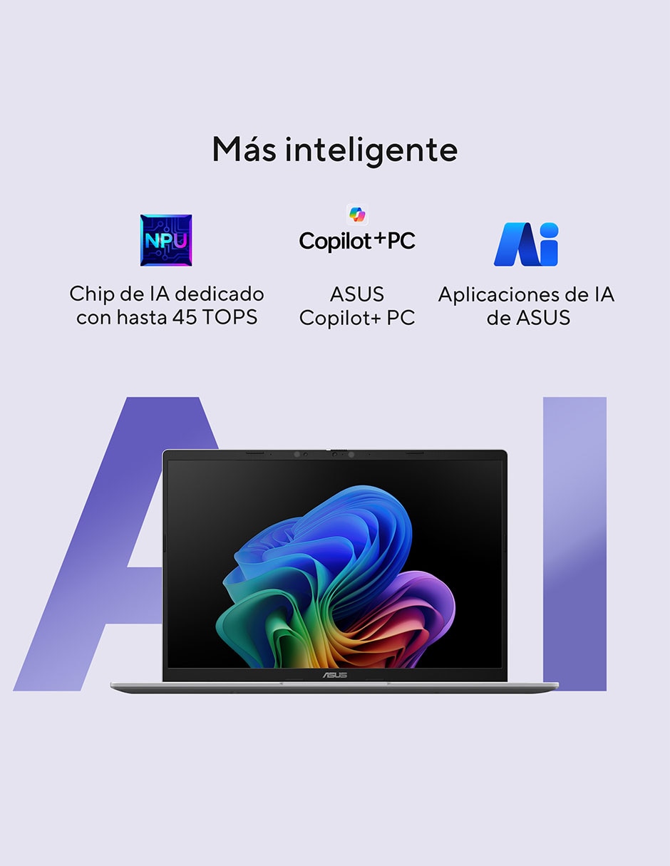 Laptop X1407QA-LY045W 14 pulgadas WUXGA Snapdragon X Qualcomm Adreno 16 GB RAM 512 GB SSD 1