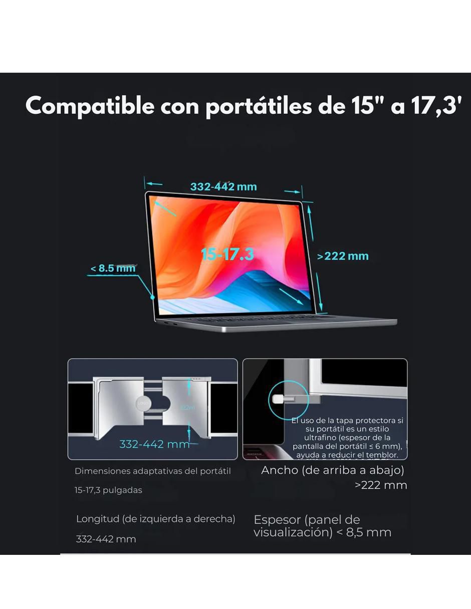 Monitor portátil standard full HD 15 pulgadas S600 5