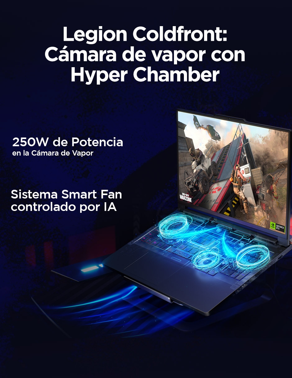 Laptop gamer 83F5000XLM 16 pulgadas WQXGA Intel Core Ultra 9 NVIDIA GeForce RTX 5080 32 GB RAM 1 TB SSD 5