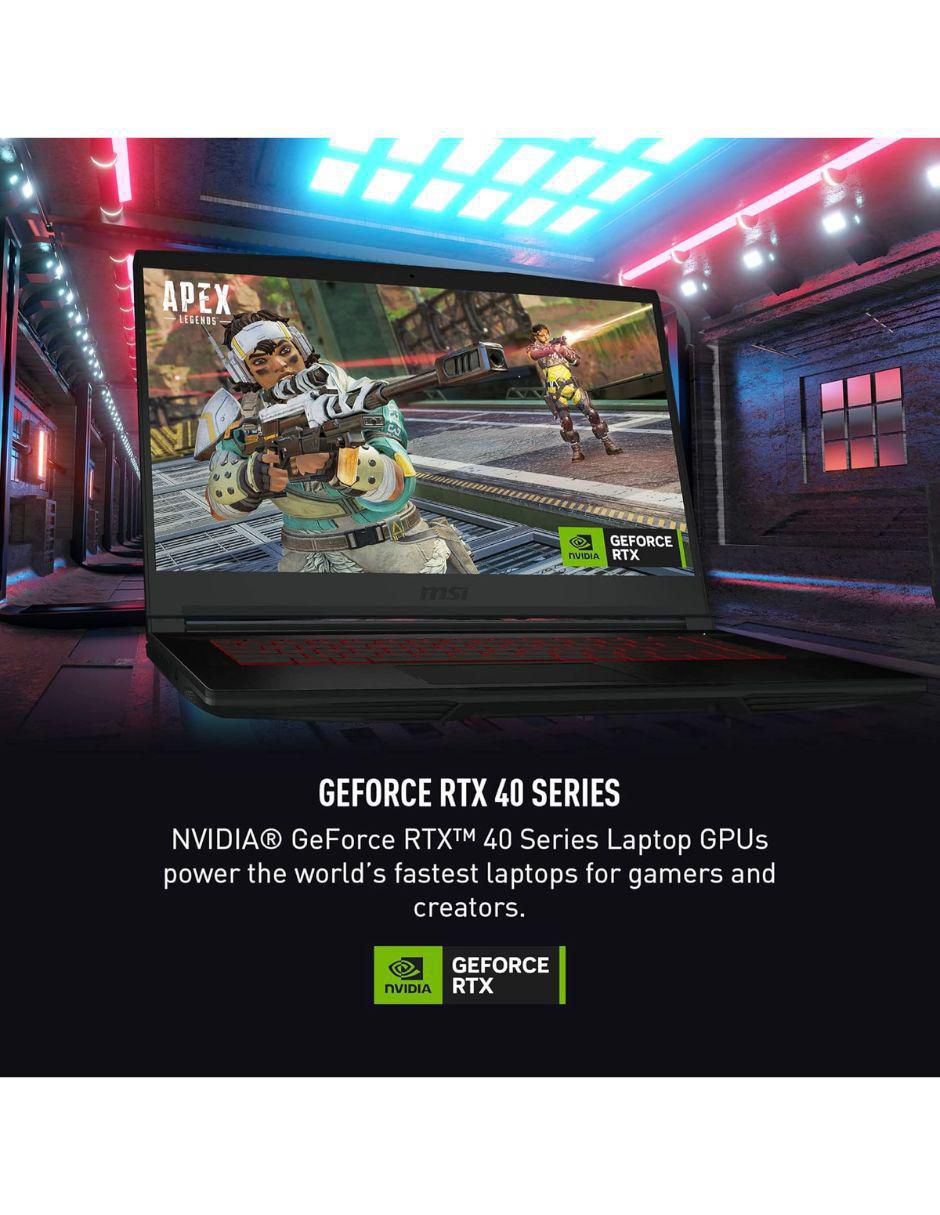 Laptop gamer Thin15132829 15.6 pulgadas Full HD Intel Core i5 NVIDIA Geforce RTX 4060 16 GB RAM 512 GB SSD 2