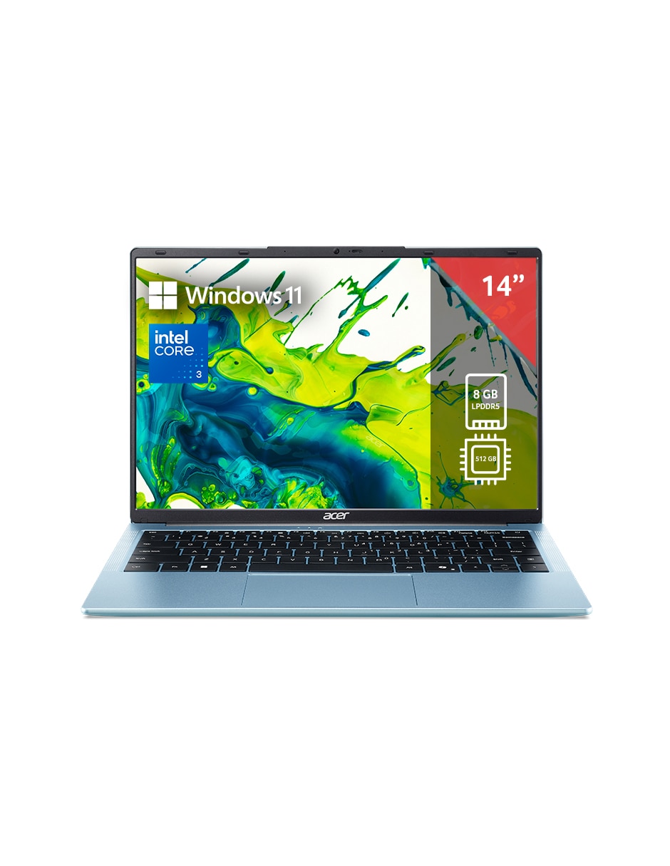 Laptop Thin & Light Aspire Lite 14 pulgadas WUXGA Intel Core i3 8 GB RAM 512 GB SSD 1
