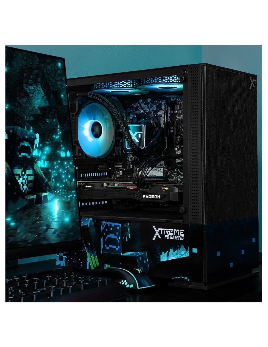 Computadora gamer XTPCR732GBRX7600MW
AMD Ryzen 7 AMD Radeon RX 7600 16 GB Ram 1 TB SSD 6
