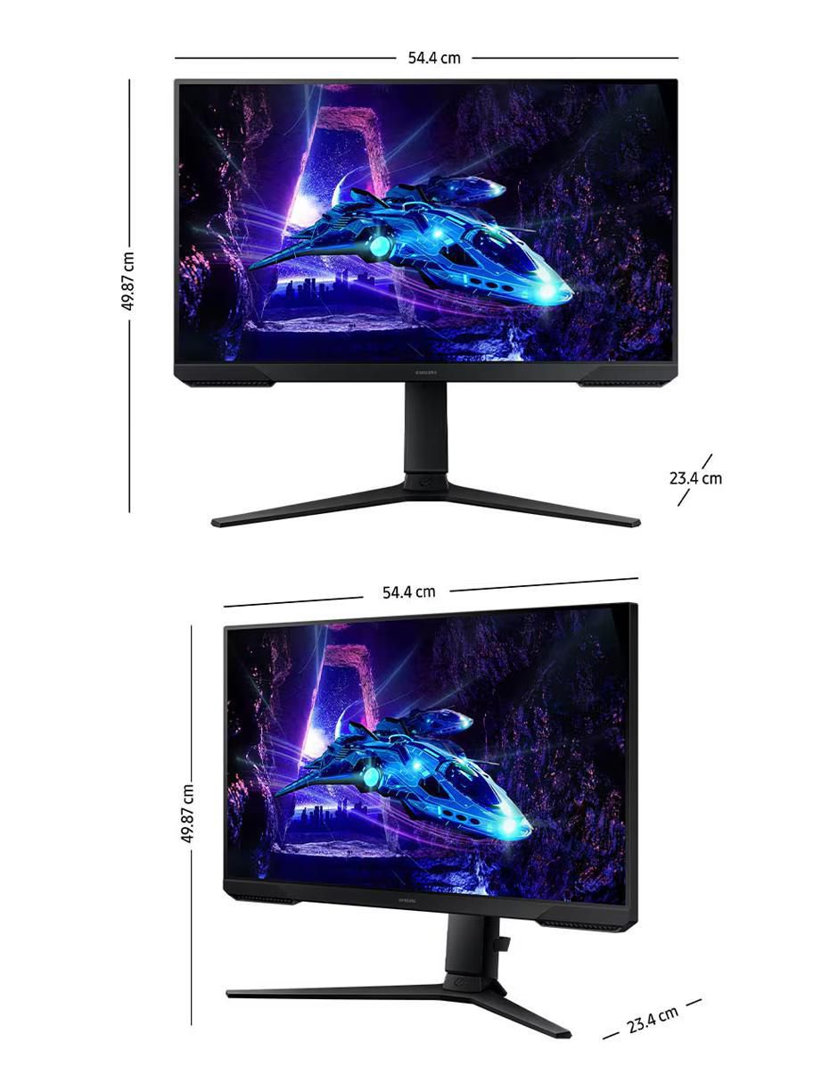 Monitor gamer standard full HD 24 pulgadas LS24DG300ELXZX 4