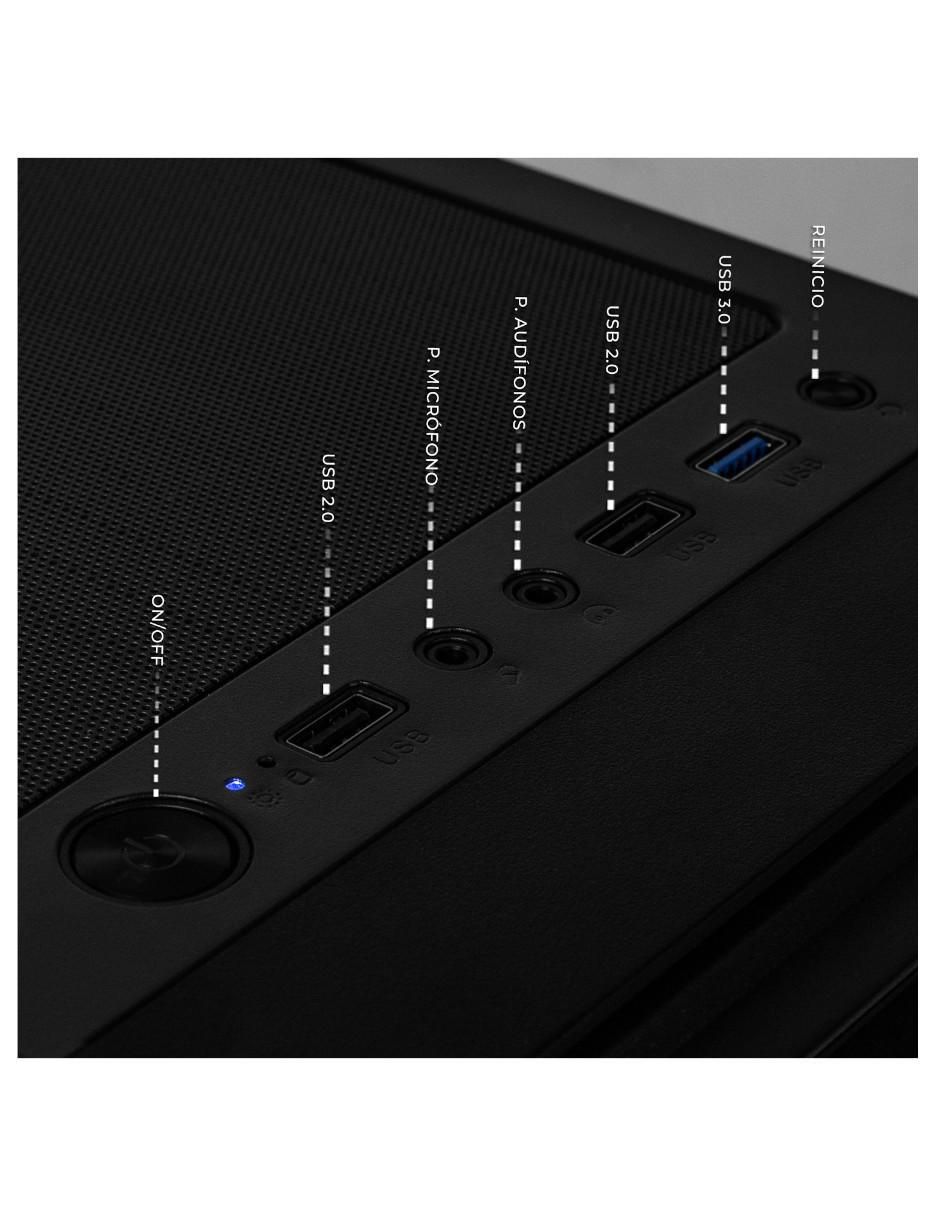 Computadora gamer XTPCR732GB3050KB AMD Ryzen 7 NVIDIA GeForce RTX 3050 32 GB RAM 1 TB SSD 5