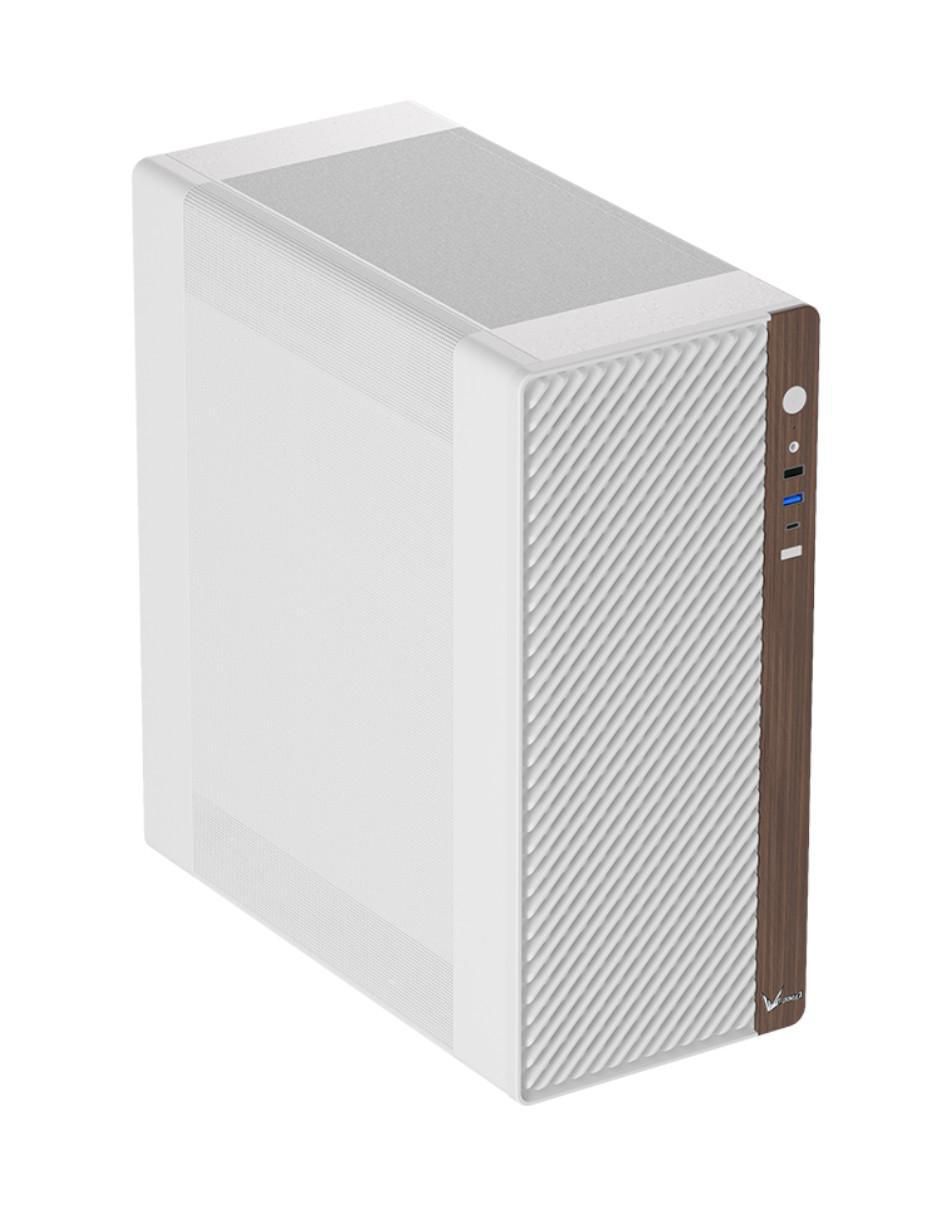 Gabinete de computadora Timberline T2 White 2