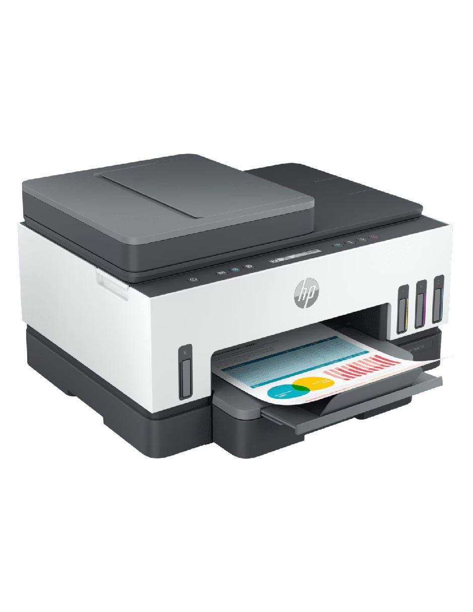 Multifuncional Smart Tank 750 + Antivirus Mcafee total protection digital de inyección de tinta inalámbrica a color 4