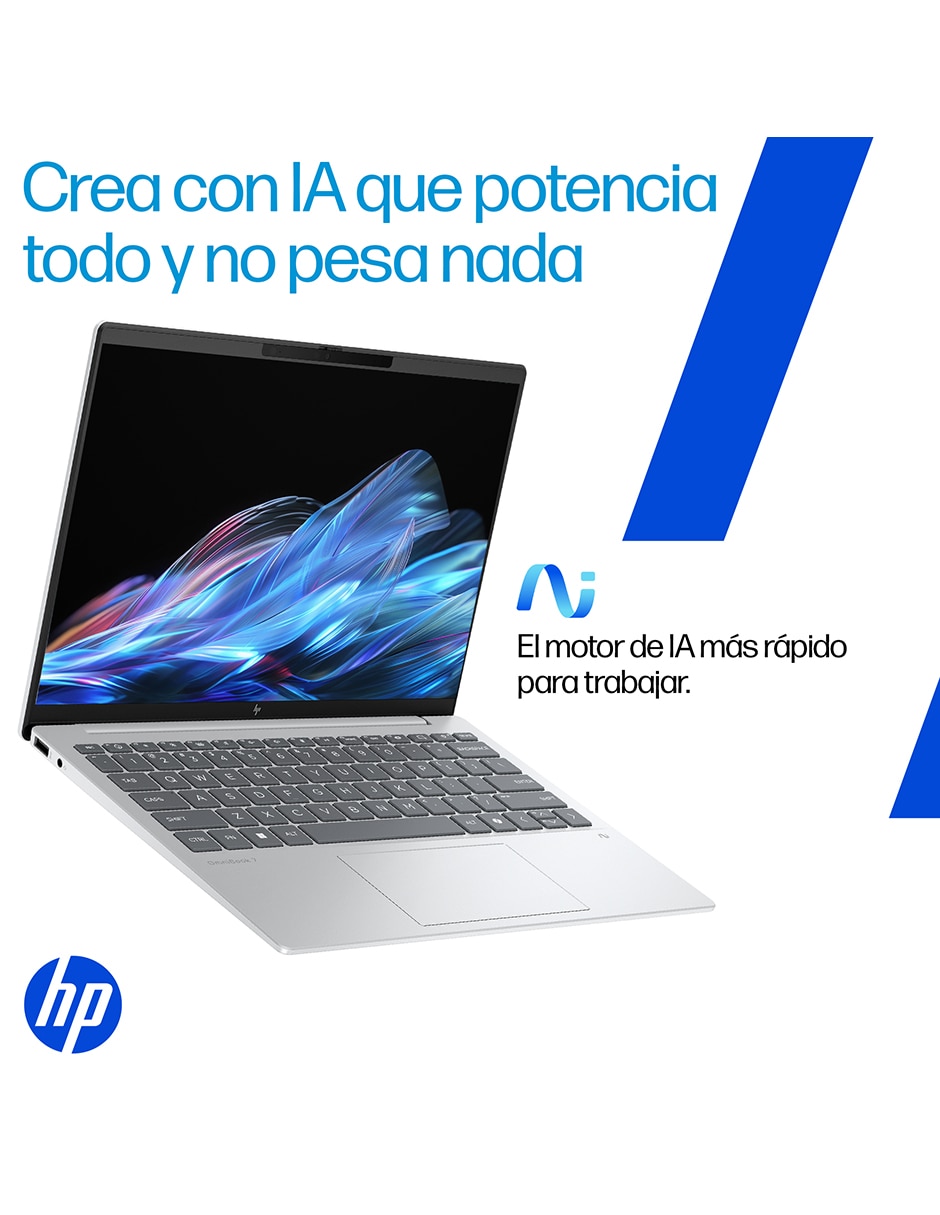 Laptop OmniBook 7 Aero13-bg1051la 13 pulgadas 2K AMD Ryzen AI 5 340 AMD Radeon 16 GB RAM 512 GB SSD 14