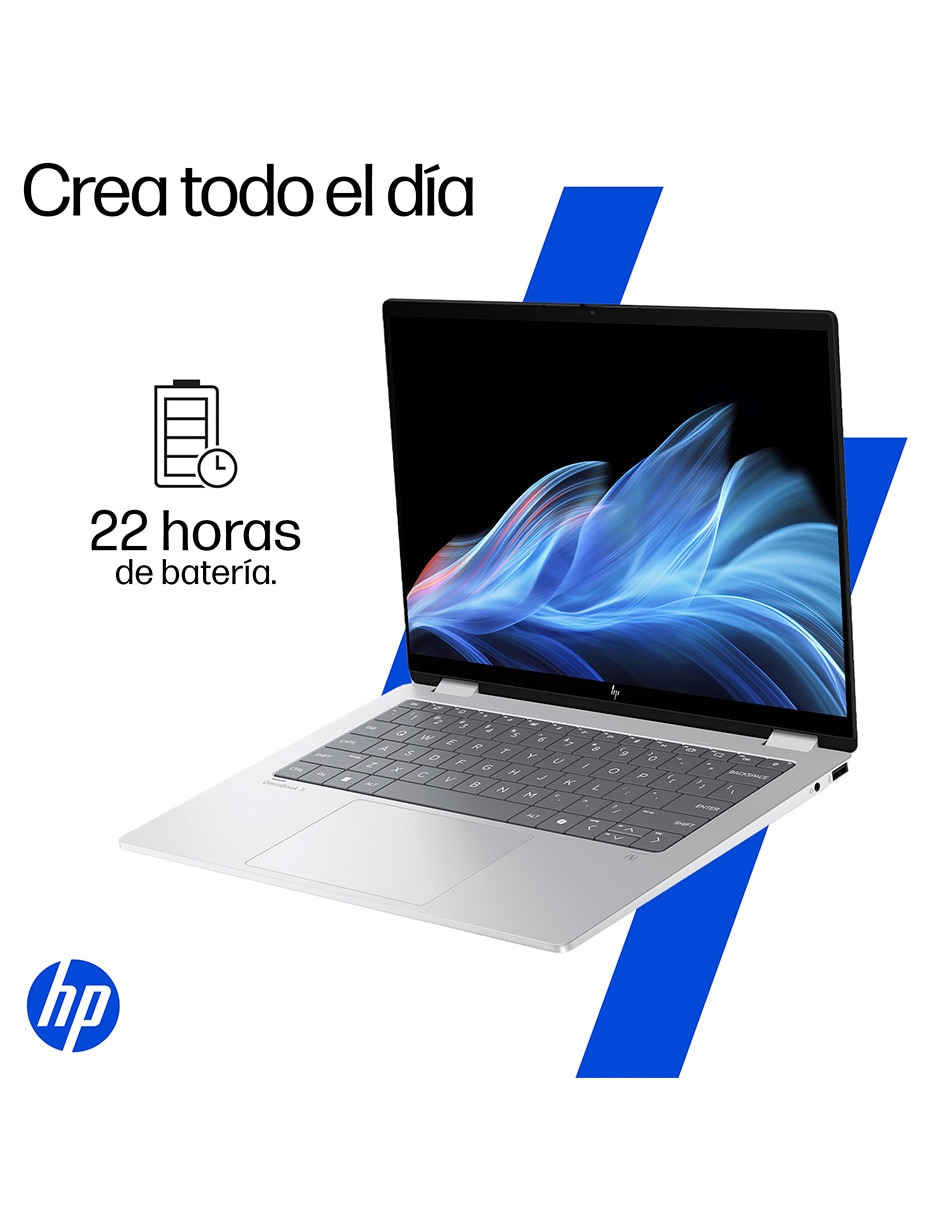 Laptop 2 en 1 touch OmniBook X Flip 14-fm0052la 14 pulgadas 3K Intel Core Ultra 5 226V Intel Arc 16 GB RAM 1 TB SSD 5