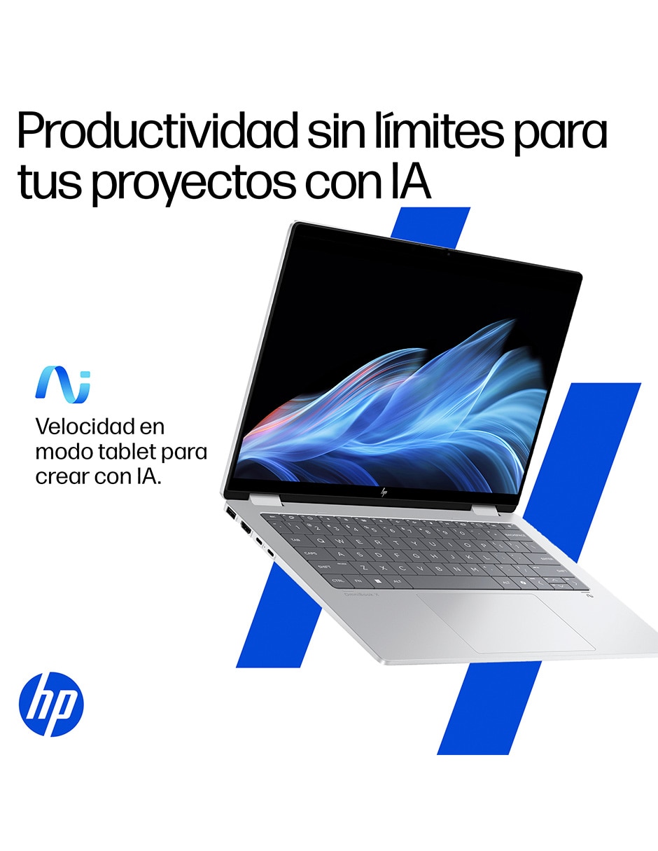 Laptop 2 en 1 touch OmniBook X Flip 14-fm0052la 14 pulgadas 3K Intel Core Ultra 5 226V Intel Arc 16 GB RAM 1 TB SSD 6