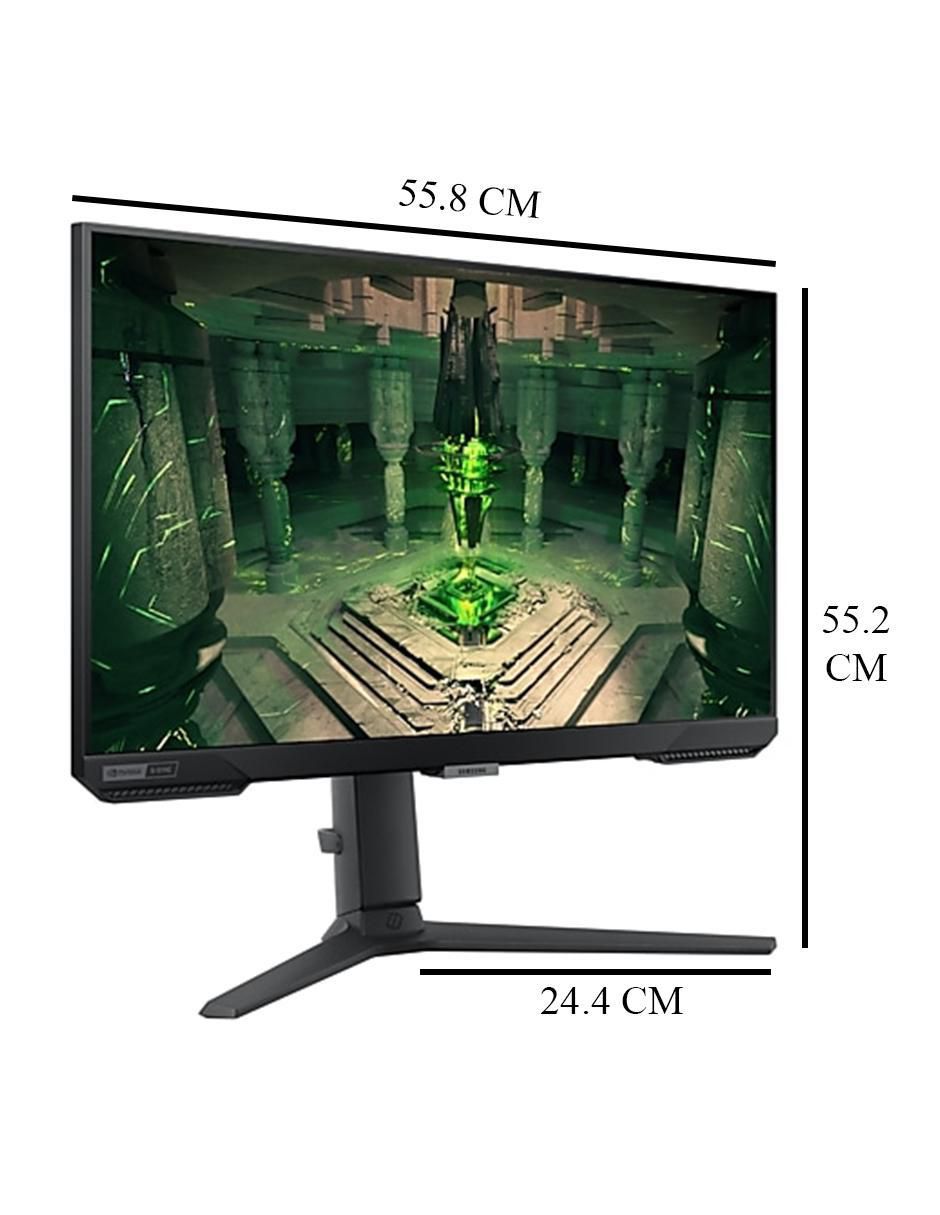 Monitor gamer LS25BG400ELXZX standard full HD 25 pulgadas ODYSSEY 1MS 240HZ 8