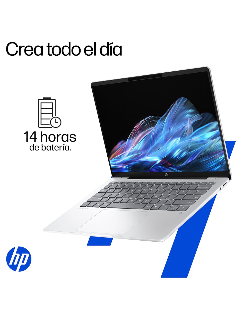 Laptop Omnibook 5 14-HE0000LA 14 pulgadas 2K Snapdragon X Qualcomm Adreno 16 GB RAM 512 GB SSD 7