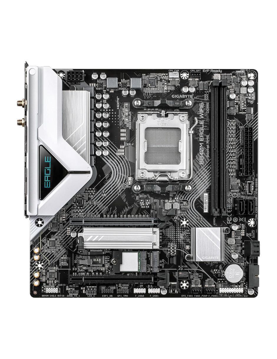 Tarjeta madre b840m Wagle wifi6 con procesador AMD 2