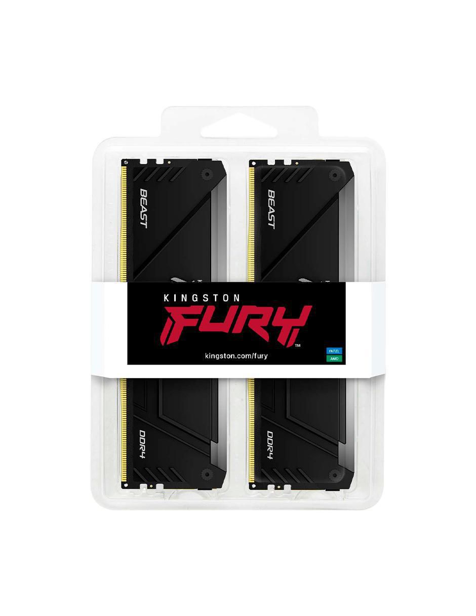 Memoria Ram Dimm Ddr4 16 Gb Fury Beast Rgb Ddr4 1 pack 4