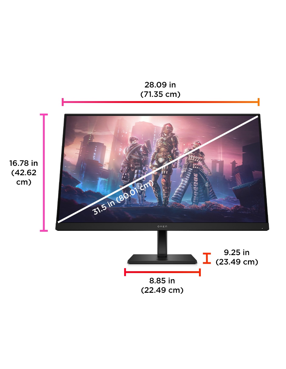 Monitor gamer Omen 32q XDR QHD 32 pulgadas 780K0AA 5