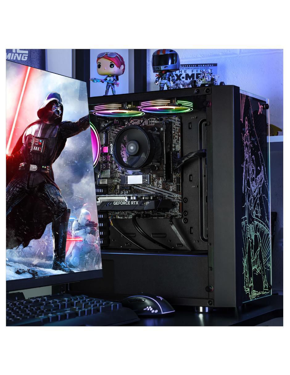 Computadora gamer XTAER732GB3050MSB 27 pulgadas Full HD AMD Ryzen 7 Nvidia Geforce RTX 3050 16 GB Ram1 TB SSD 6
