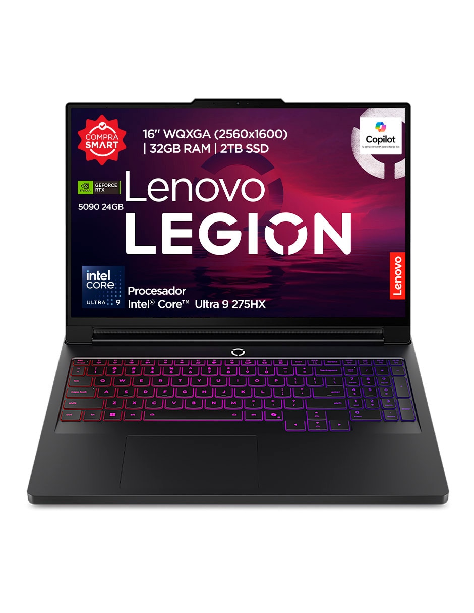 Laptop gamer 83F5000KLM 16 pulgadas WQXGA Intel Core Ultra 9 NVIDIA GeForce RTX 5090 32 GB RAM 2 TB SSD
