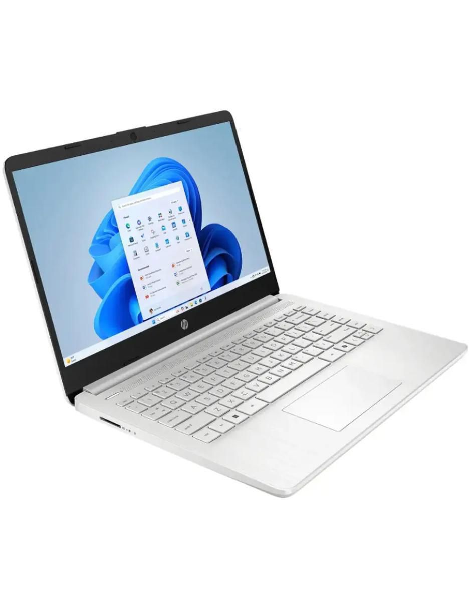 Laptop 14" procesador Intel n150 Natural Silver 14-dq6011dx 14 pulgadas HD Intel Celeron integradas 4 GB RAM 128 GB SSD 3