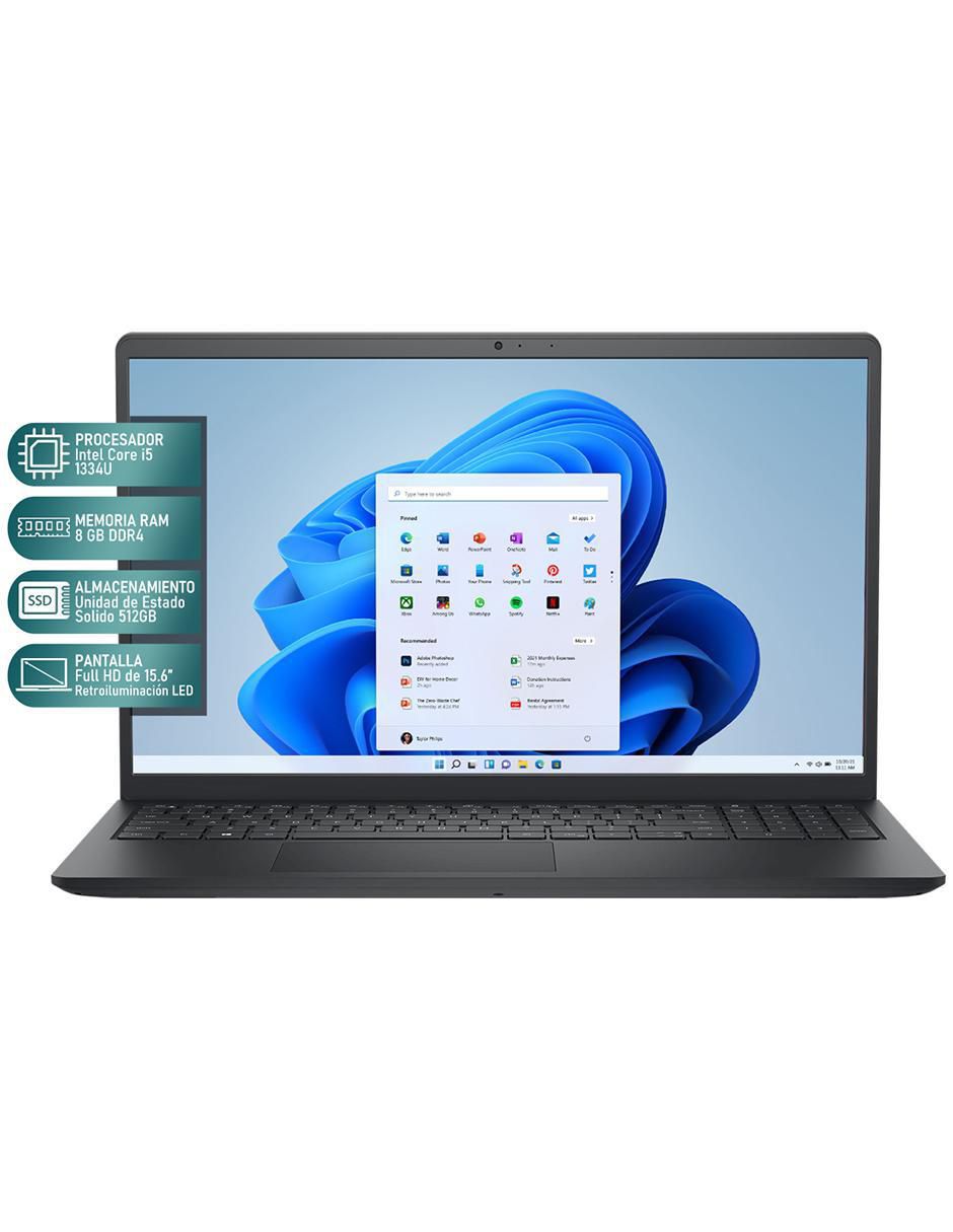 Laptop touch Inspiron 15 15.6 pulgadas Full HD Intel Core i5 Intel UHD 8 GB RAM 512 GB SSD 2