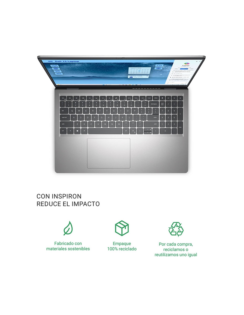 Laptop Thin & Light DC 15250 15.6 pulgadas Full HD Intel Core i7 Intel UHD Graphics 16 GB RAM 1 TB SSD 2
