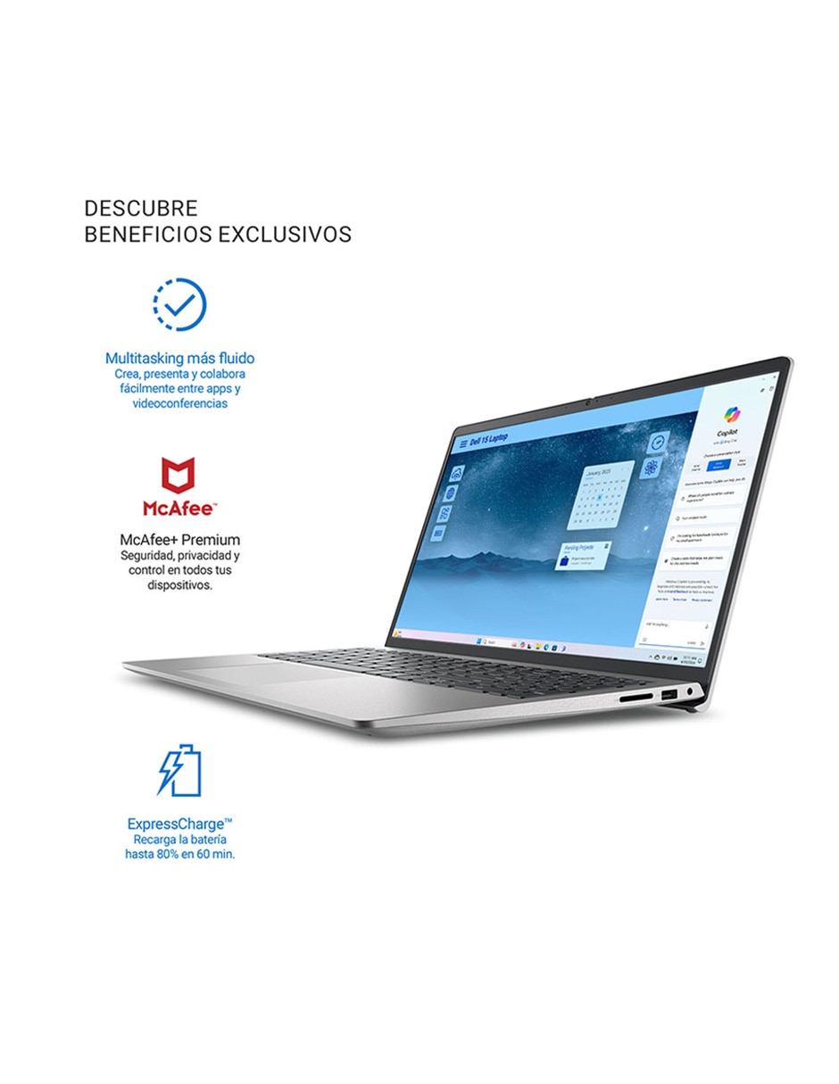 Laptop Thin & Light DC 15250 15.6 pulgadas Full HD Intel Core i7 Intel UHD Graphics 16 GB RAM 1 TB SSD 3