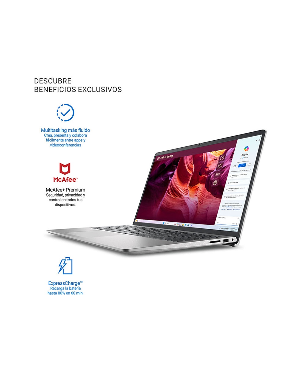 Laptop Thin & Light DC15255 15.6 pulgadas Full HD AMD Ryzen 5 Integradas 8 GB RAM 512 GB SSD 3