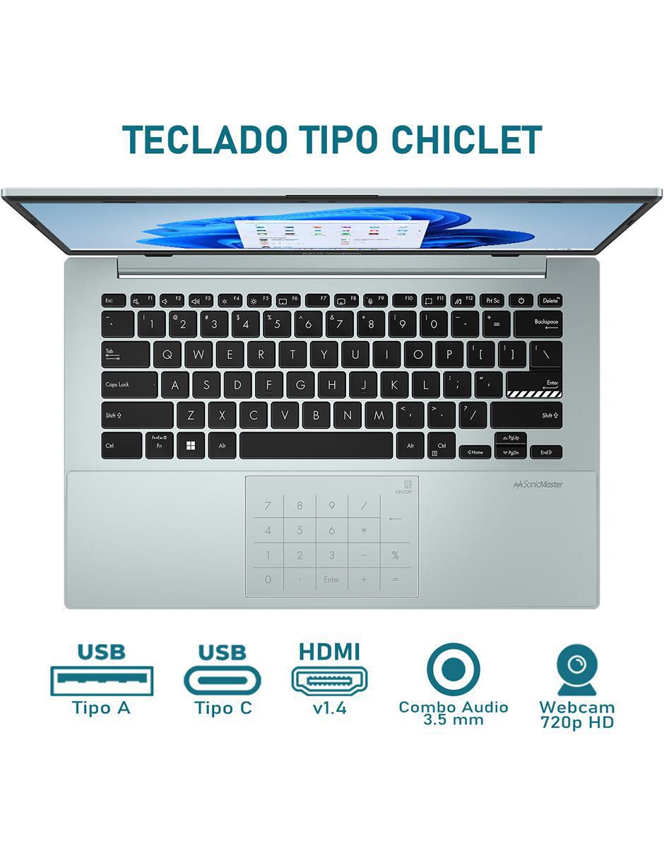 Laptop Vivobook Go 14 14 pulgadas Full HD AMD Ryzen 5 AMD Radeon 8 GB RAM 512 GB SSD 4