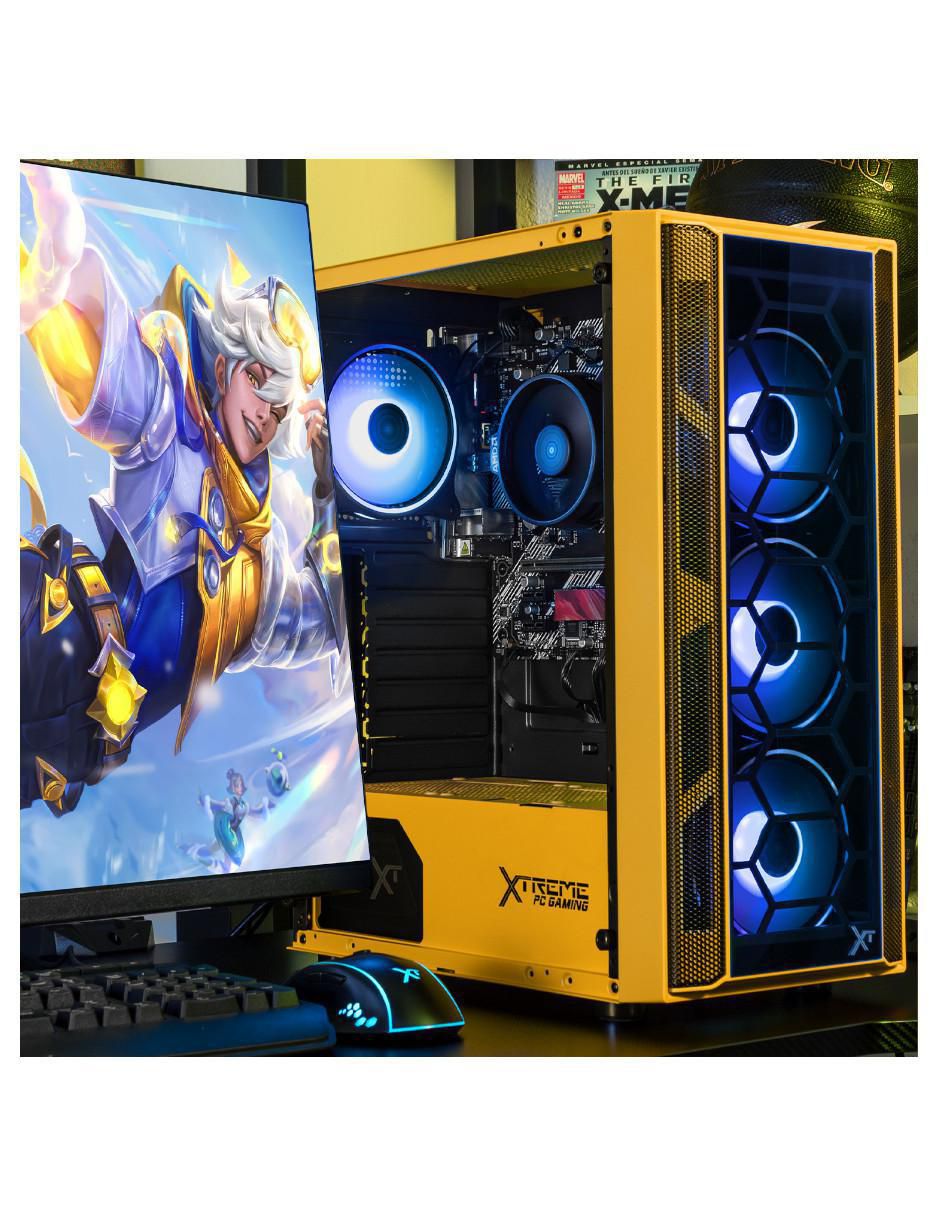 Computadora gamer XTPCR732GBRENOIRKY AMD Ryzen 7 AMD Radeon 32 GB RAM 1 TB SSD 6
