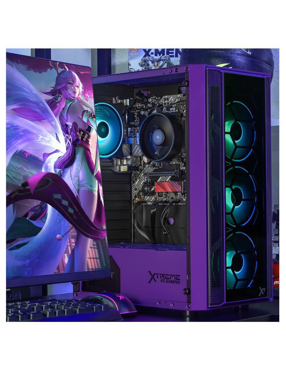 Computadora gamer XTPCR732GBRENOIRKV AMD Ryzen 7 AMD Radeon 32 GB RAM 1 TB SSD 6