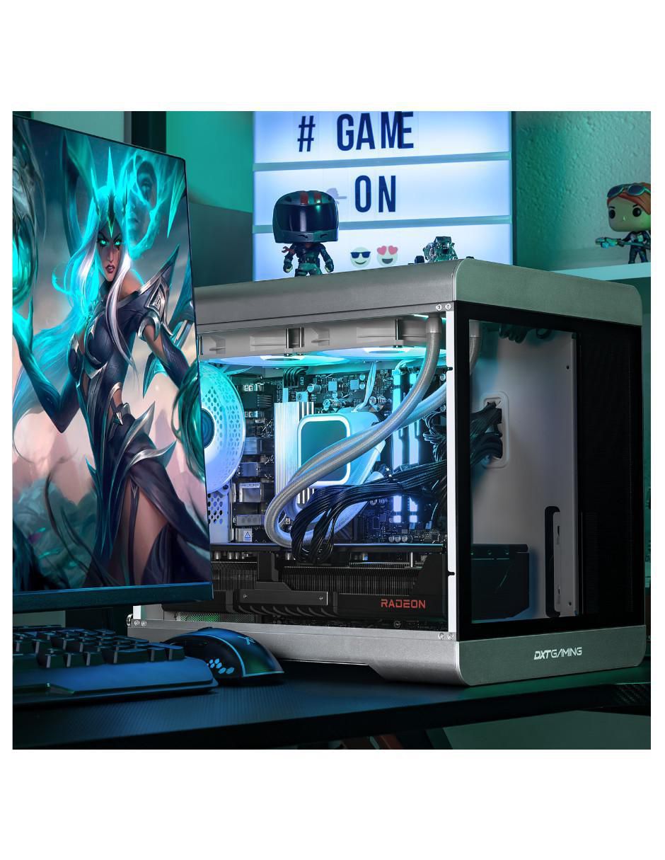 Computadora gamer DXTR932GB59070T6 AMD Ryzen 9 AMD Radeon RX 9070 XT 32 GB Ram 1 TB SSD 6