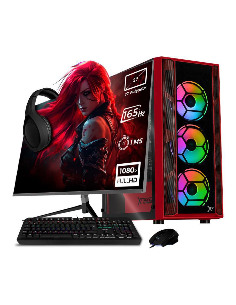 Computadora gamer XTPCR732GBRX6600MKR 27 pulgadas Full HD AMD Ryzen 7 AMD Radeon RX 6600 32 GB RAM 1 TB SSD Computadora gamer XTPCR732GBRX6600MKR 27 pulgadas Full HD AMD Ryzen 7 AMD Radeon RX 6600 32 GB RAM 1 TB SSD
